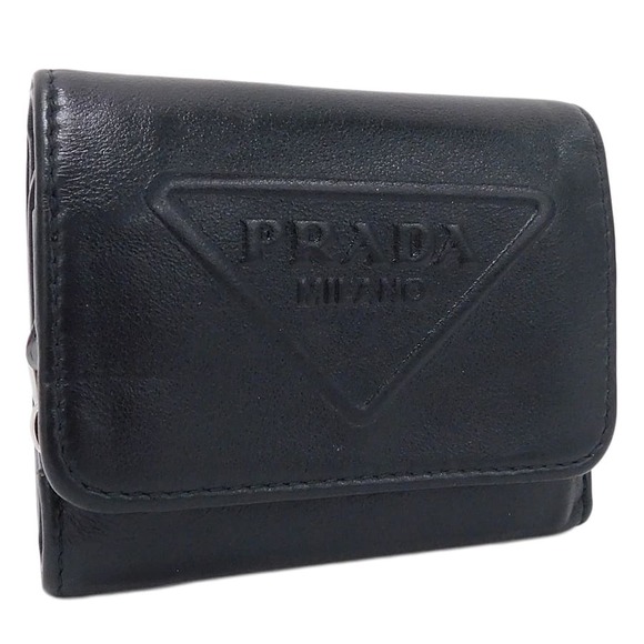 Prada Black Leather Wallet - Picture 1 of 8